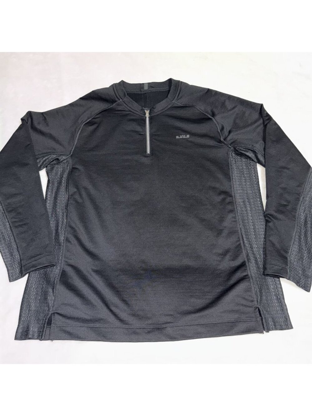 Nike LeBron Dri-FIT 1/4 Zip Pullover Shirt Men’s XL Black Long Sleeve Training